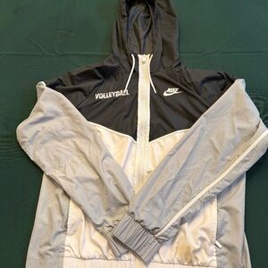 Nike Black and Gray Mesh Jacket